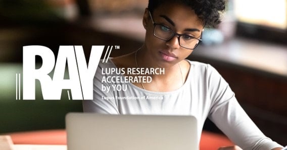 Woman with lupus helping lupus research for the Lupus Foundation of America