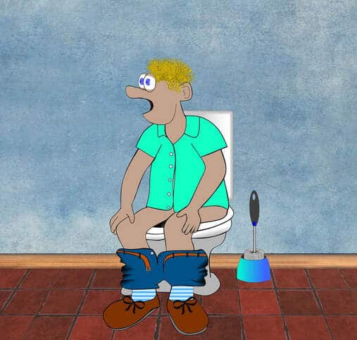 Illustration of collecting a urine sample